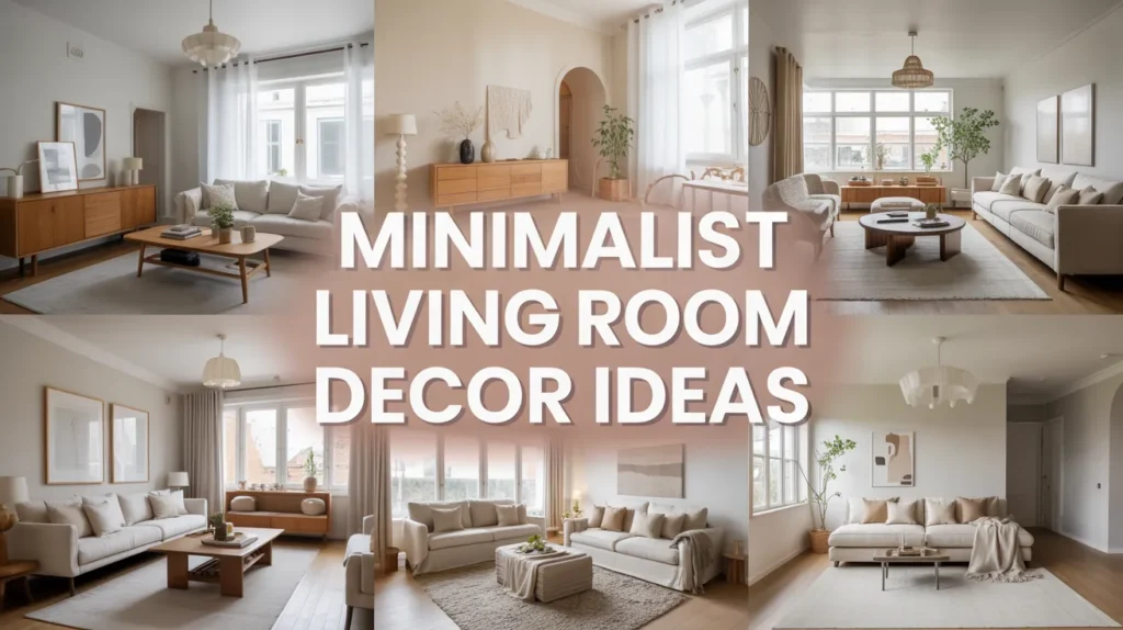 Minimalist living room decor