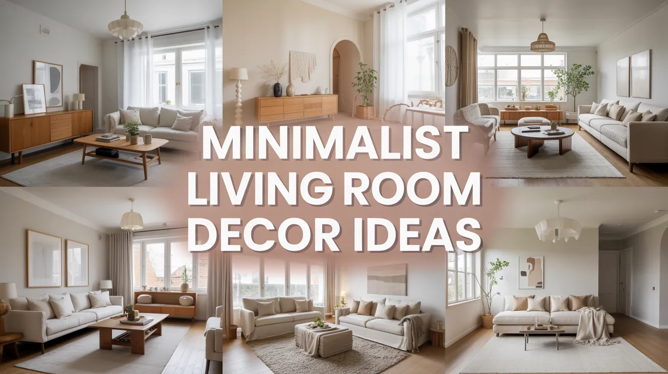 Minimalist living room decor