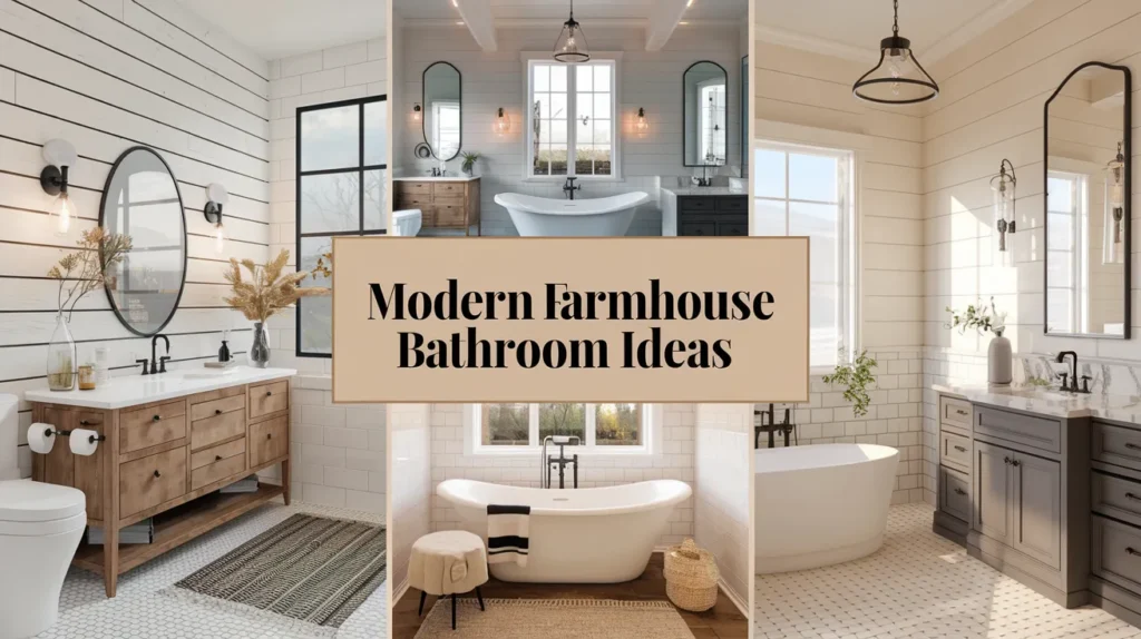 25 Modern Farmhouse Bathroom Ideas That Bring Rustic Charm and Modern Calm Together 5 Modern Farmhouse Bathroom Ideas