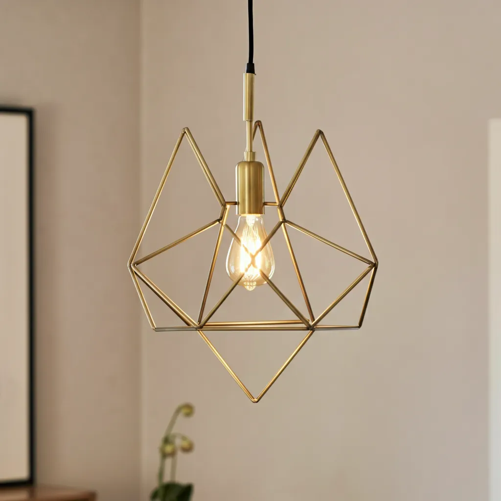 Modern Geometric Himmeli Chandelier