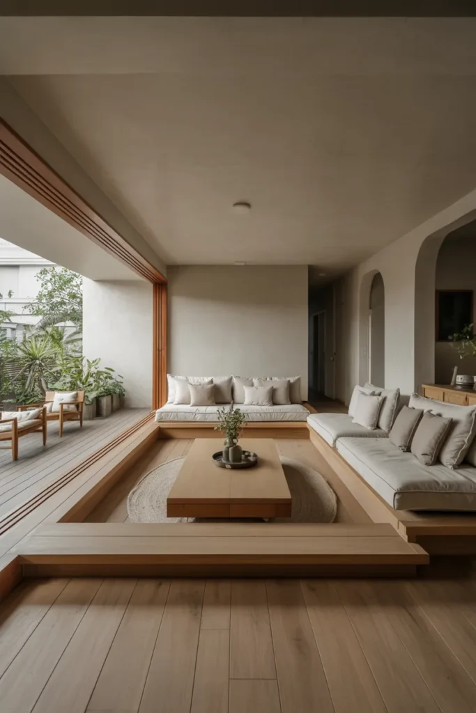 Modern Japandi Sunken Lounge