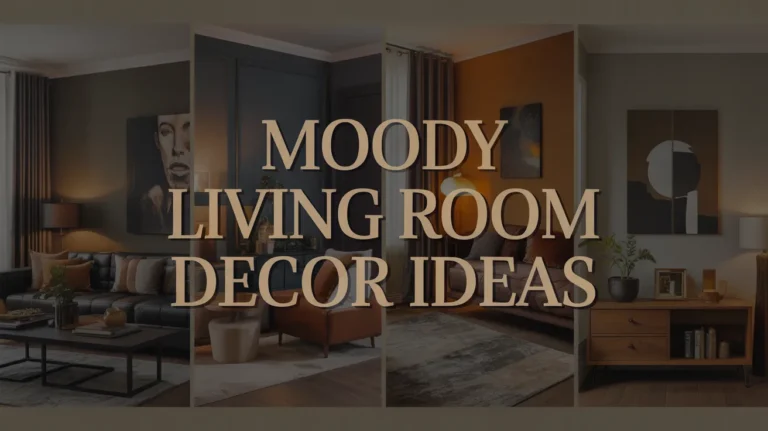 Moody Living Room Decor Ideas