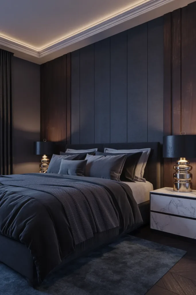 Moody Luxe Bedroom