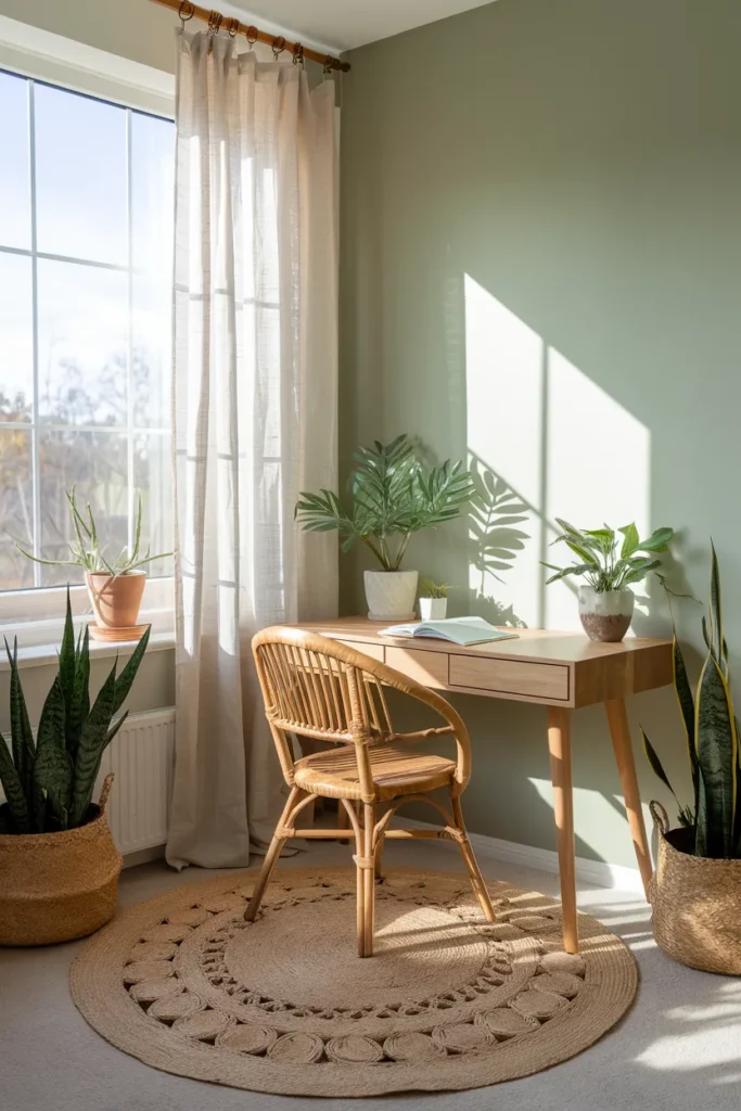 15 Study Room Decor Ideas That Instantly Make You Want to Sit and Study 7 Nature-Inspired Study Room