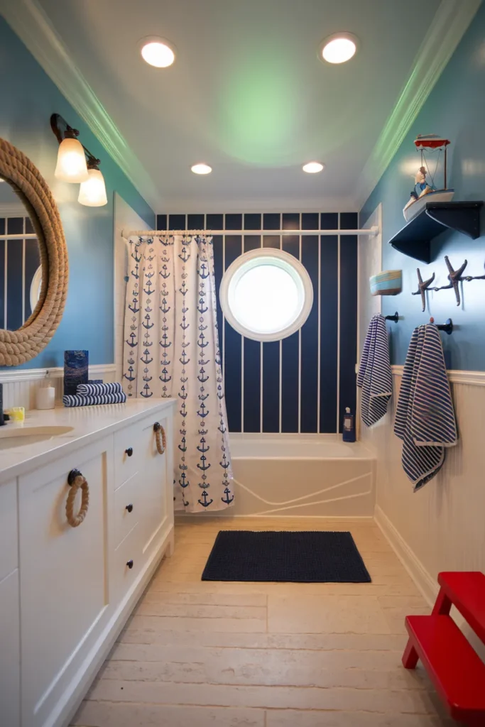 Nautical Charm Bathroom