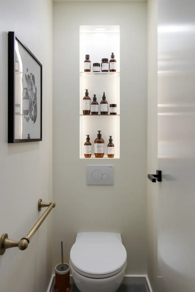 15 Genius DIY Small Funky Bathroom Upgrades That’ll Make Guests Say WOW 13 Statement Shower Curtain + Ceiling Track