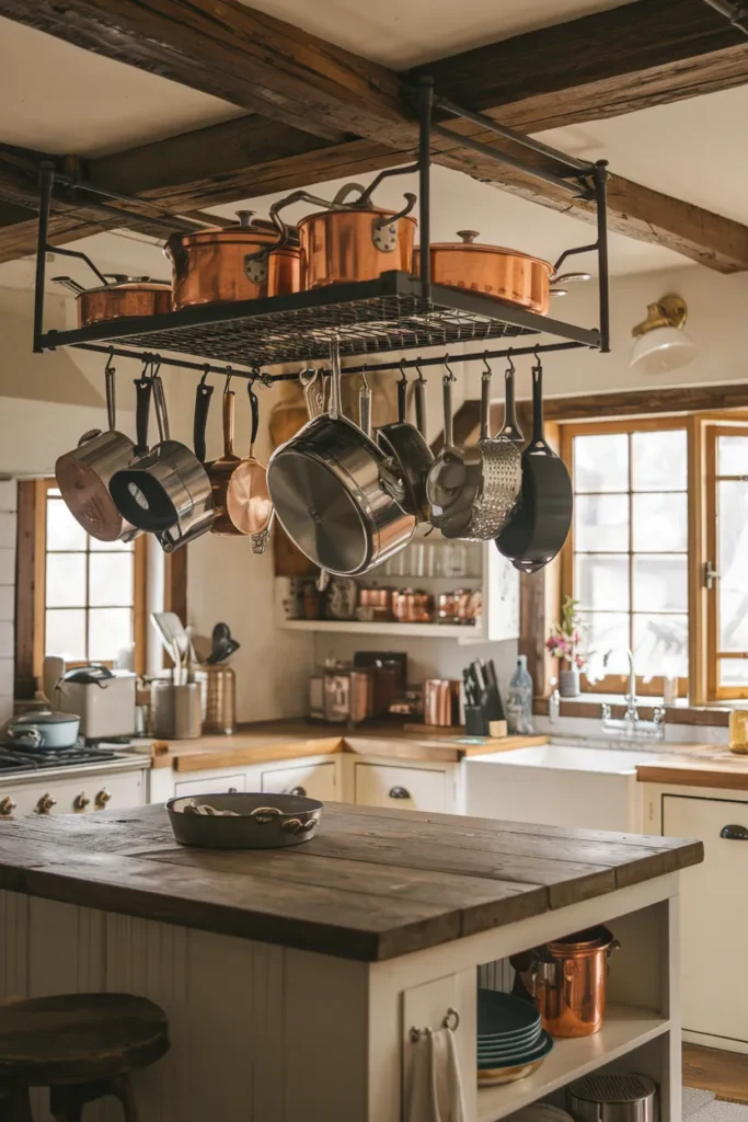 Open Pot Racks for Everyday Beauty