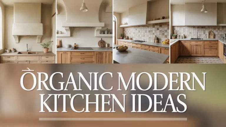 Organic Modern Kitchen Ideas