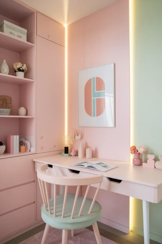 15 Study Room Decor Ideas That Instantly Make You Want to Sit and Study 15 Pastel-Themed Study Room