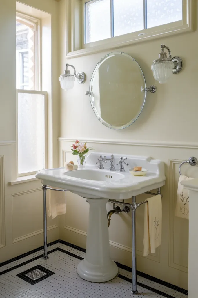 Pedestal Vanity Style