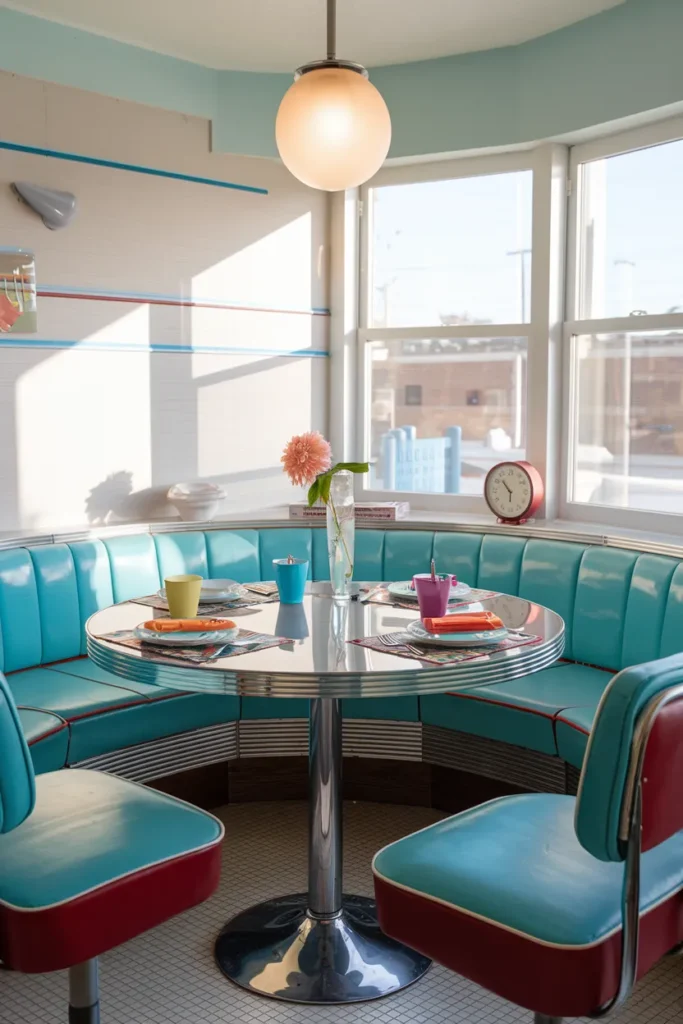 Retro-Inspired Breakfast Nook