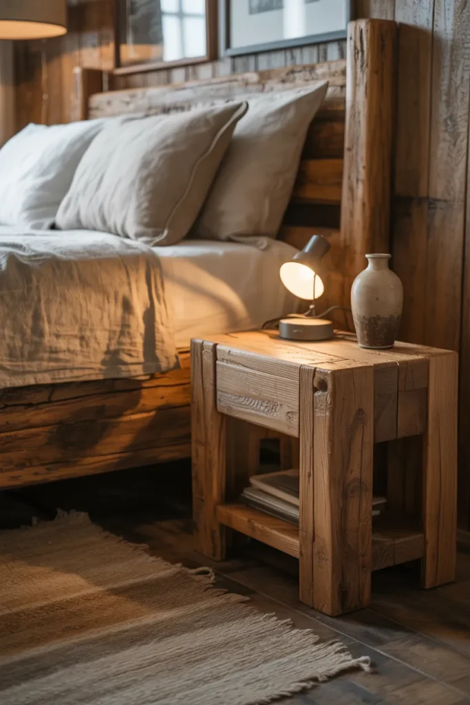 Rough Hewn Bedside Tables