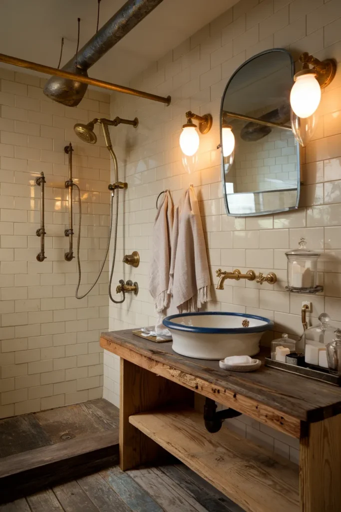 Rustic Brass Fixtures