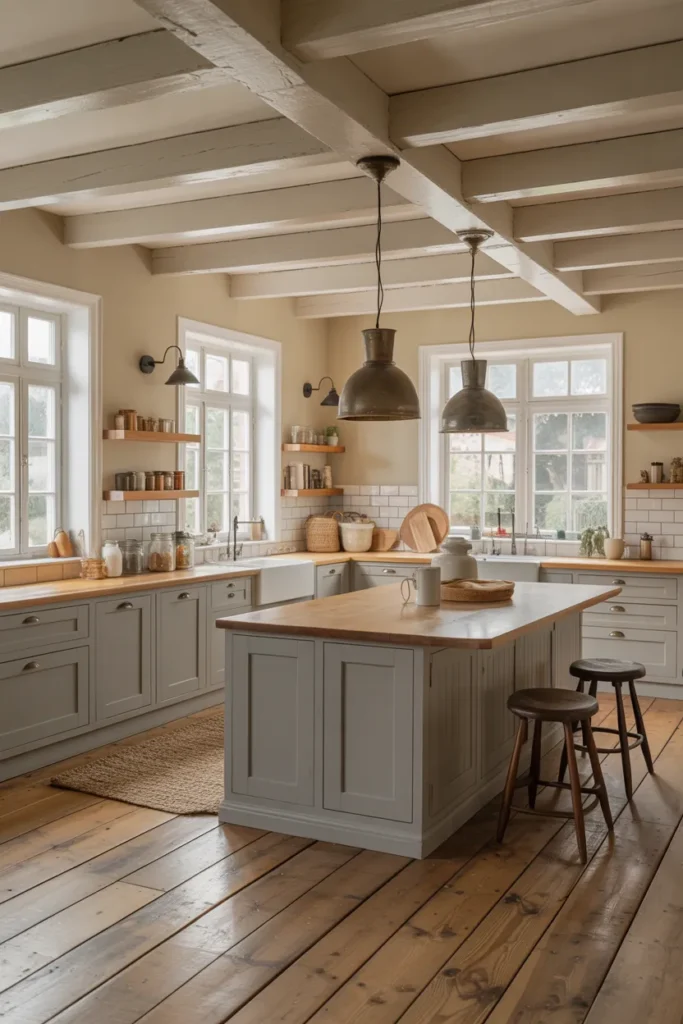 25 Cozy Scandinavian Kitchen Designs That Feel Effortlessly Chic 13 Scandinavian Farmhouse Charm