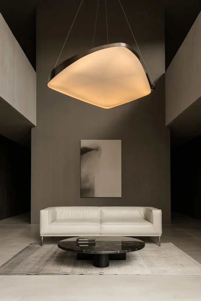 Sculptural Lighting as a Centerpiece