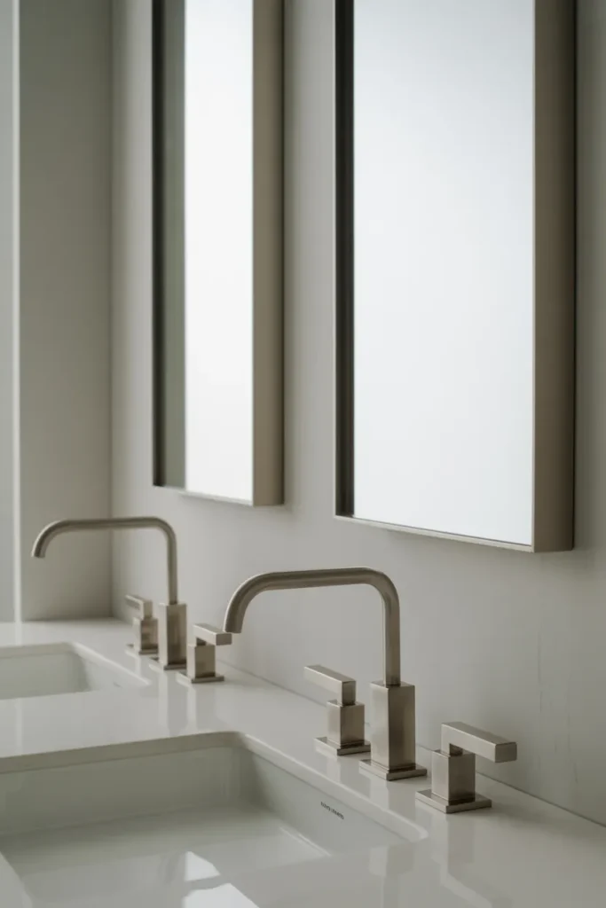 Simple Meets Stylish: 25 Minimalist Bathroom Designs That Inspire Clarity 25 Slimline Fixtures