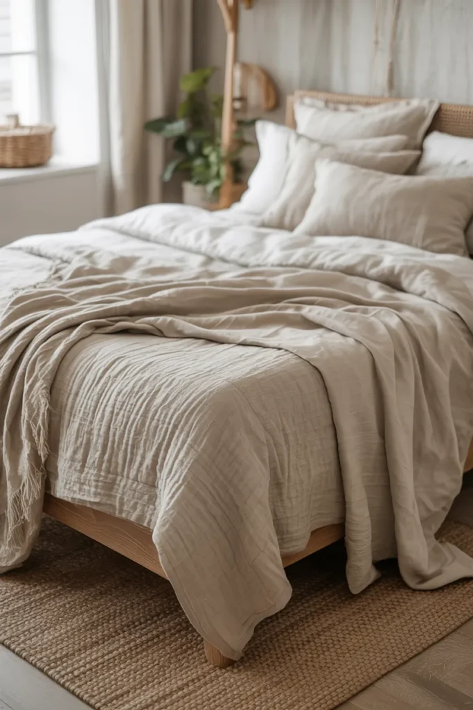 Soft Linen Layers and Neutral Tones