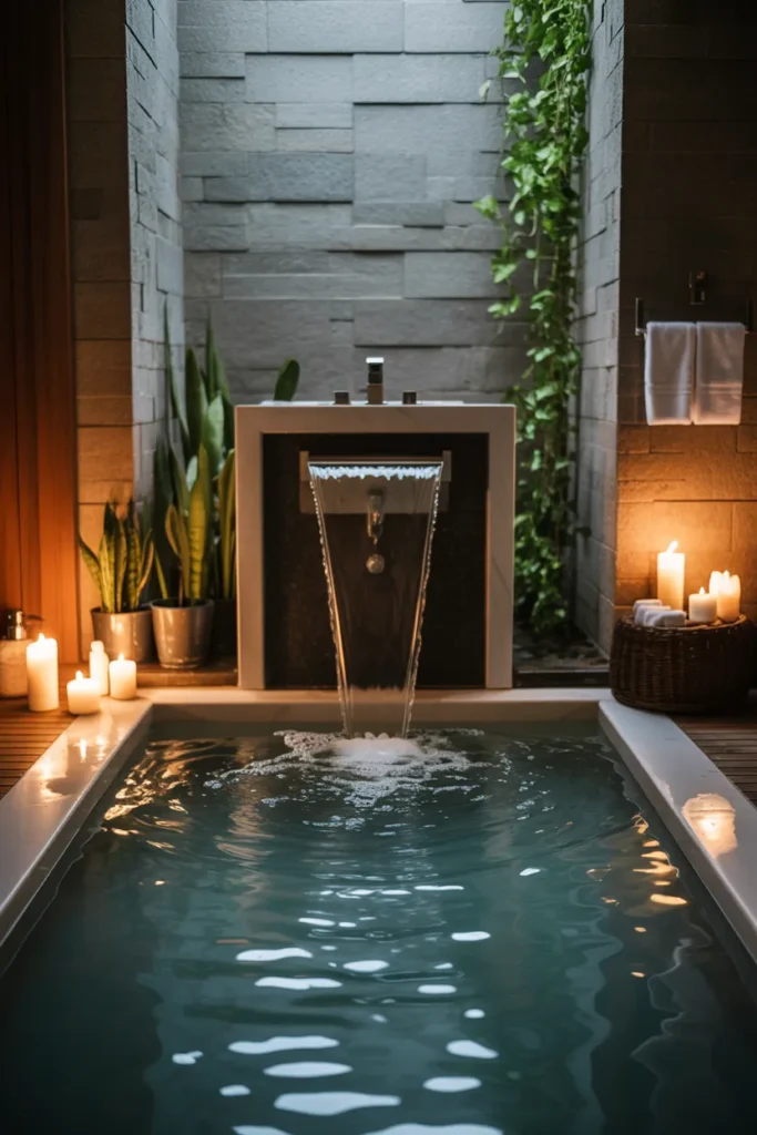 Soothing Waterfall Feature