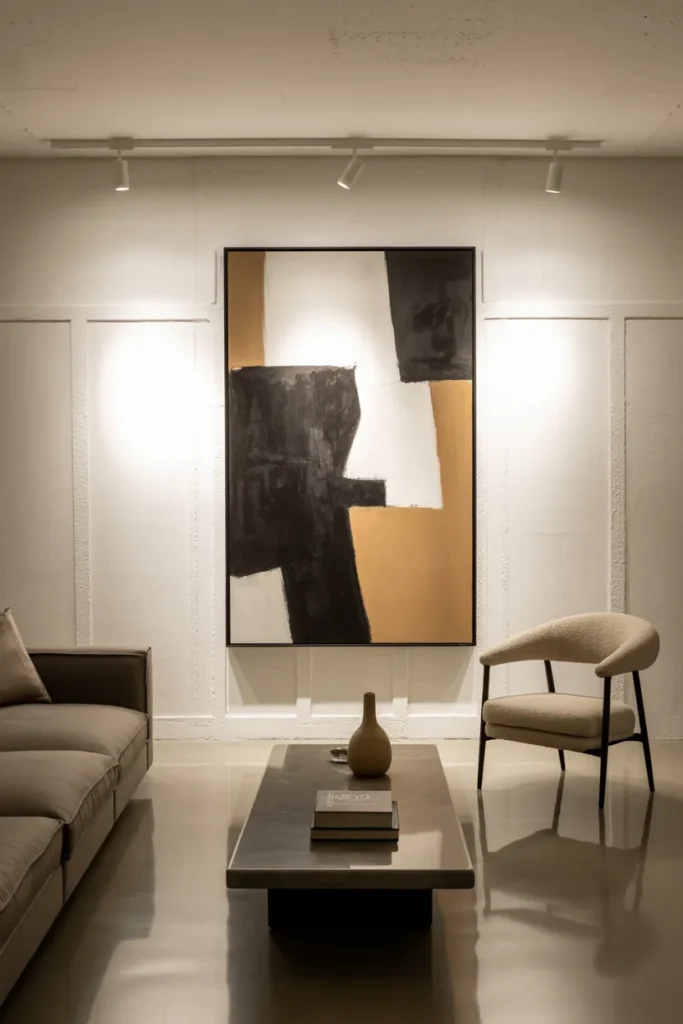 Statement Art on Clean Walls