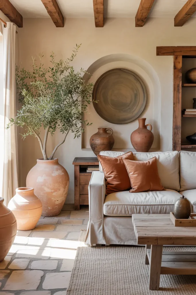 Terracotta Touches and Natural Earth Tones