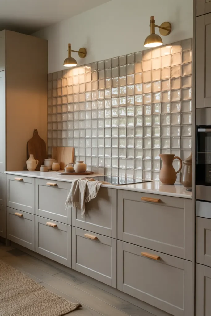 25 Cozy Scandinavian Kitchen Designs That Feel Effortlessly Chic 15 Textured Backsplash with Handmade Feel