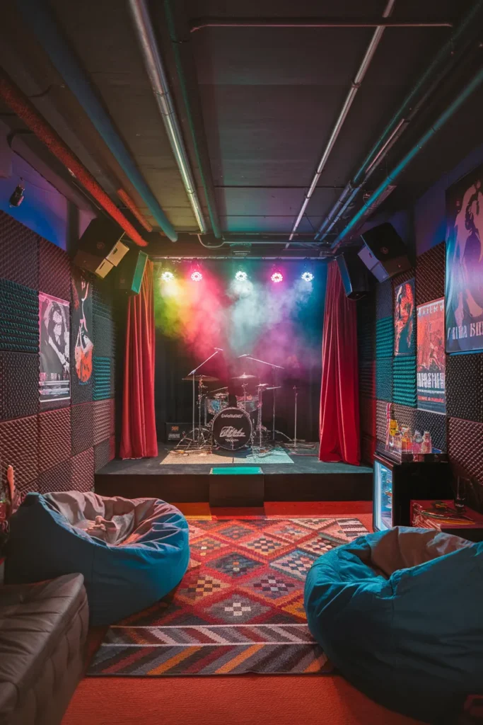 The Rock Band Rehearsal Space