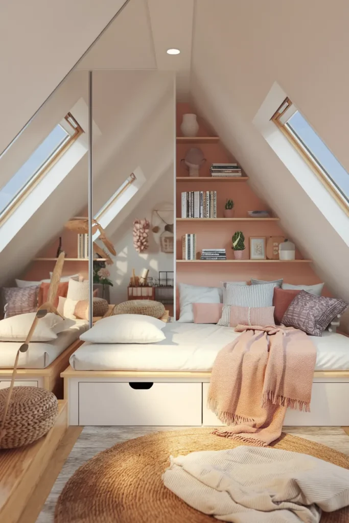 30 Attic Bedroom Ideas That Turn Forgotten Spaces into Dreamy Retreats 27 Tiny Attic, Big Comfort
