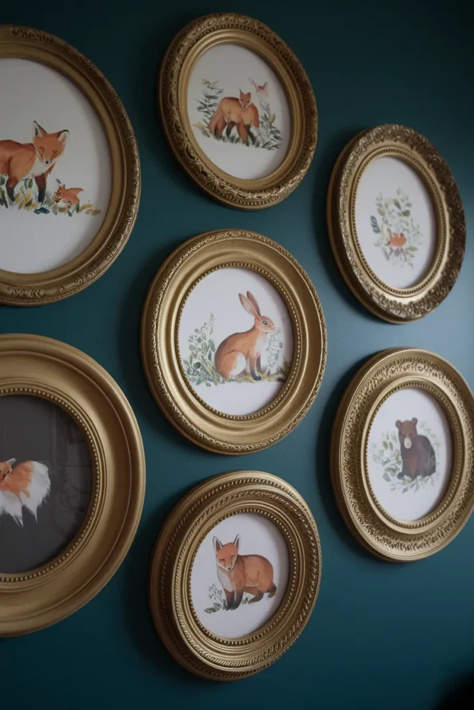 10 DIY Nursery Wall Decor Ideas That Look Expensive 6 Upcycled Vintage-Style Frames