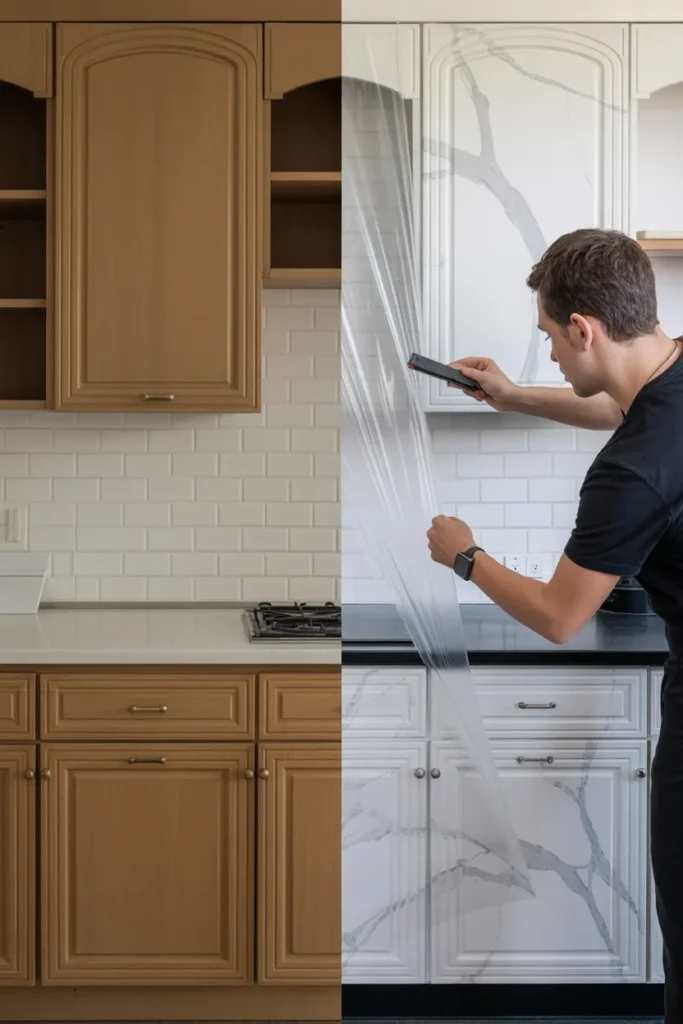 Use Contact Paper or Vinyl Wrap