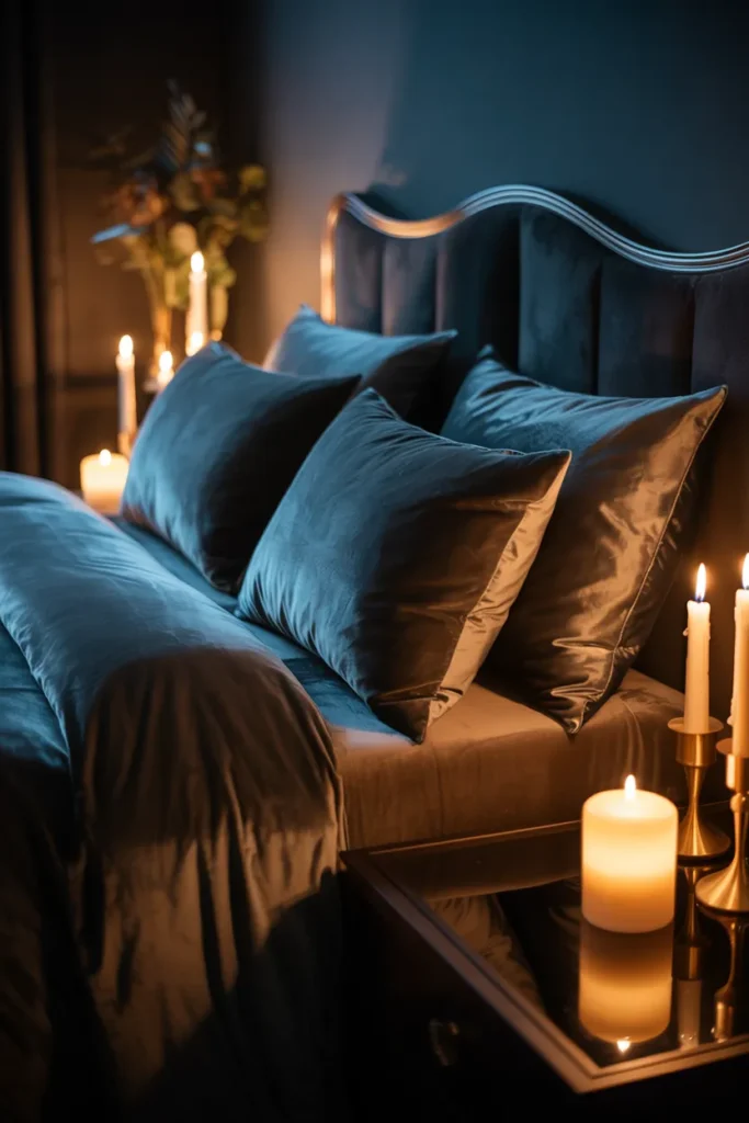 Velvet Shadows and Candlelight Glow