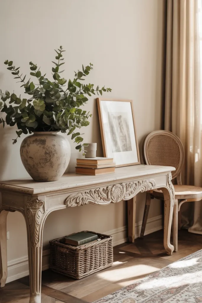 Vintage Console with Country Grace