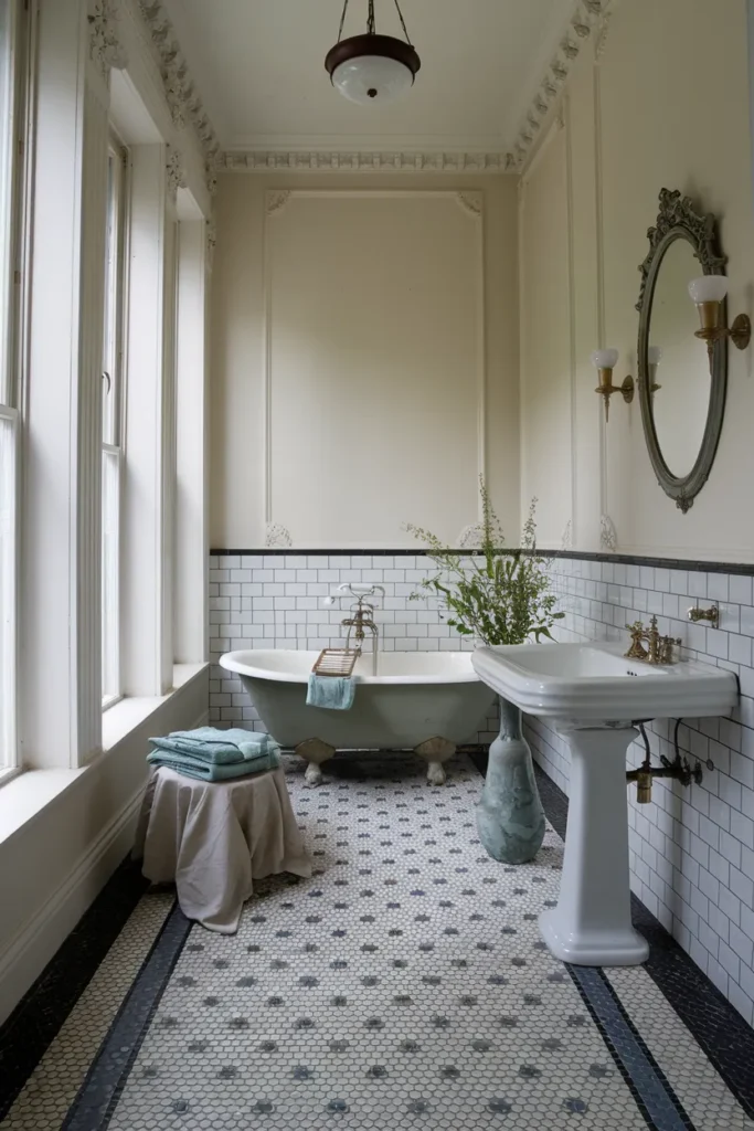 Vintage Floor Mosaic