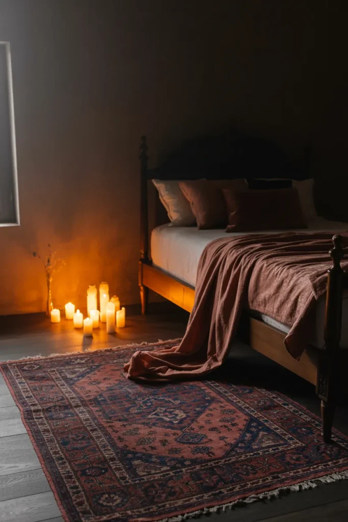 Vintage Rugs and Candlelit Floors