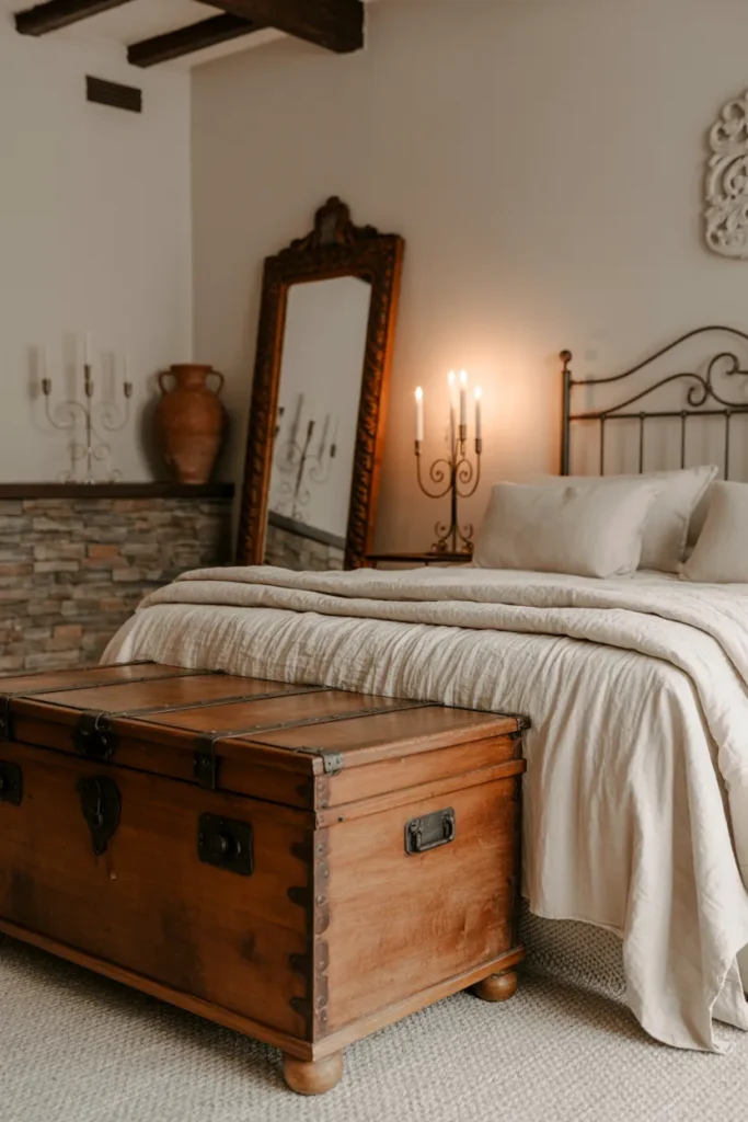 15 Tuscan Bedroom Ideas That Bring Italy’s Warmth Straight Into Your Home 11 Vintage Tuscan Accents