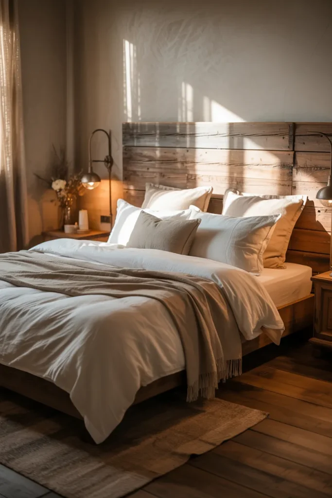 Weathered Wood Headboard Charm