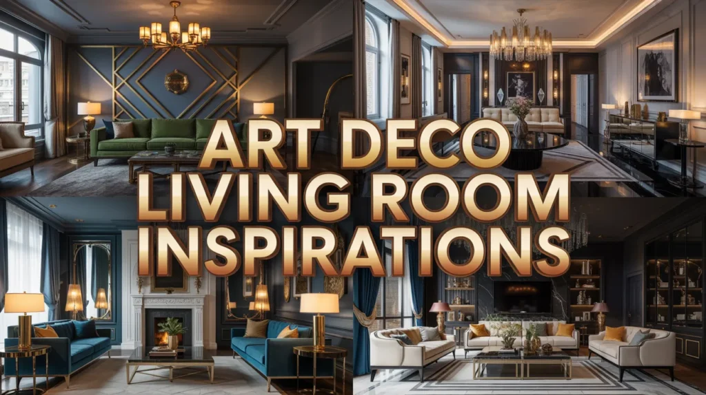 art deco living room inspirations
