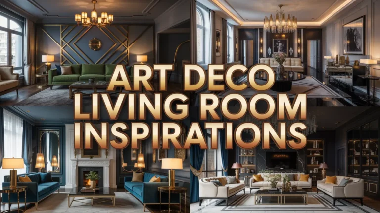 art deco living room inspirations