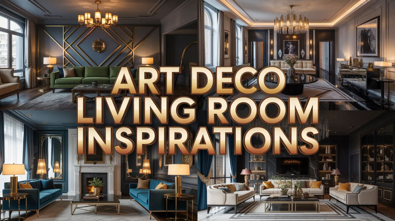 art deco living room inspirations