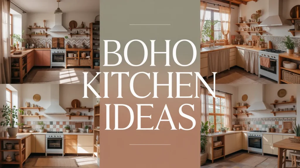 28 Boho Kitchen Ideas to Turn an Ordinary Kitchen into a Warm, Artistic Retreat 5 boho kitchen ideas