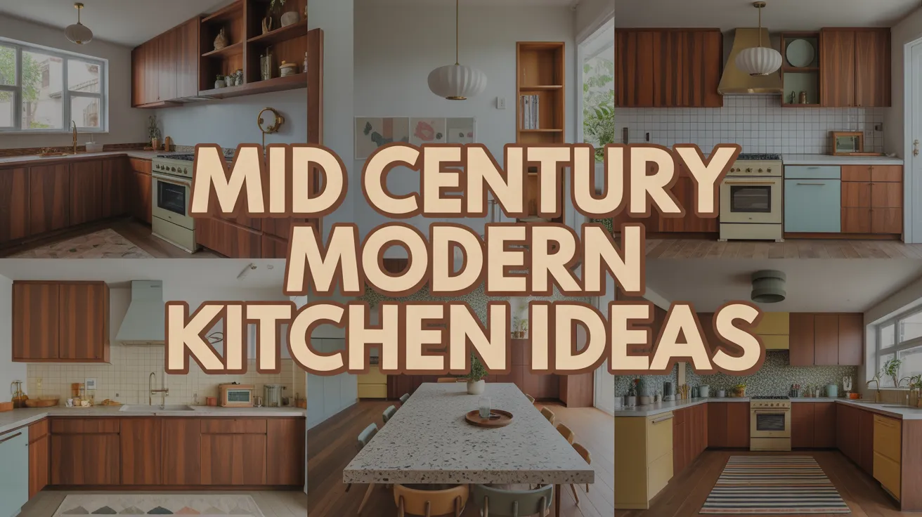mid century modern kitchen