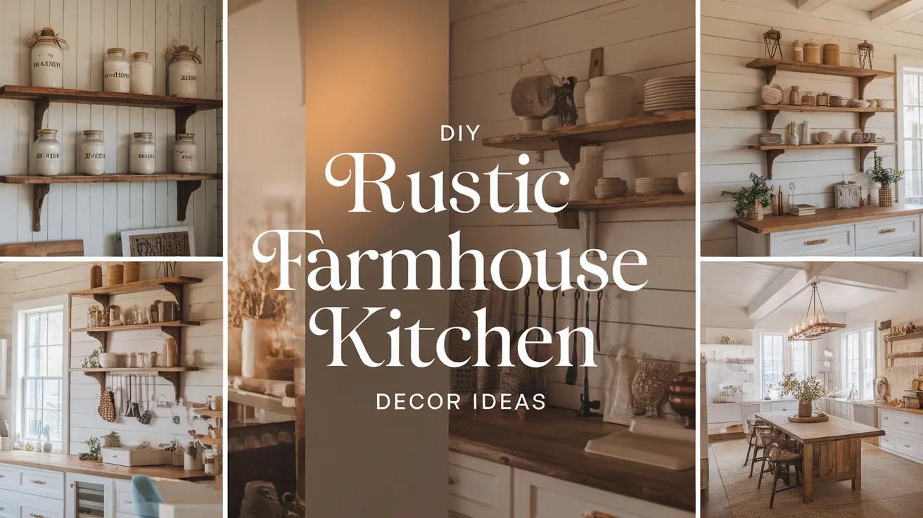 rustic farmhouse kitchen decor ideas
