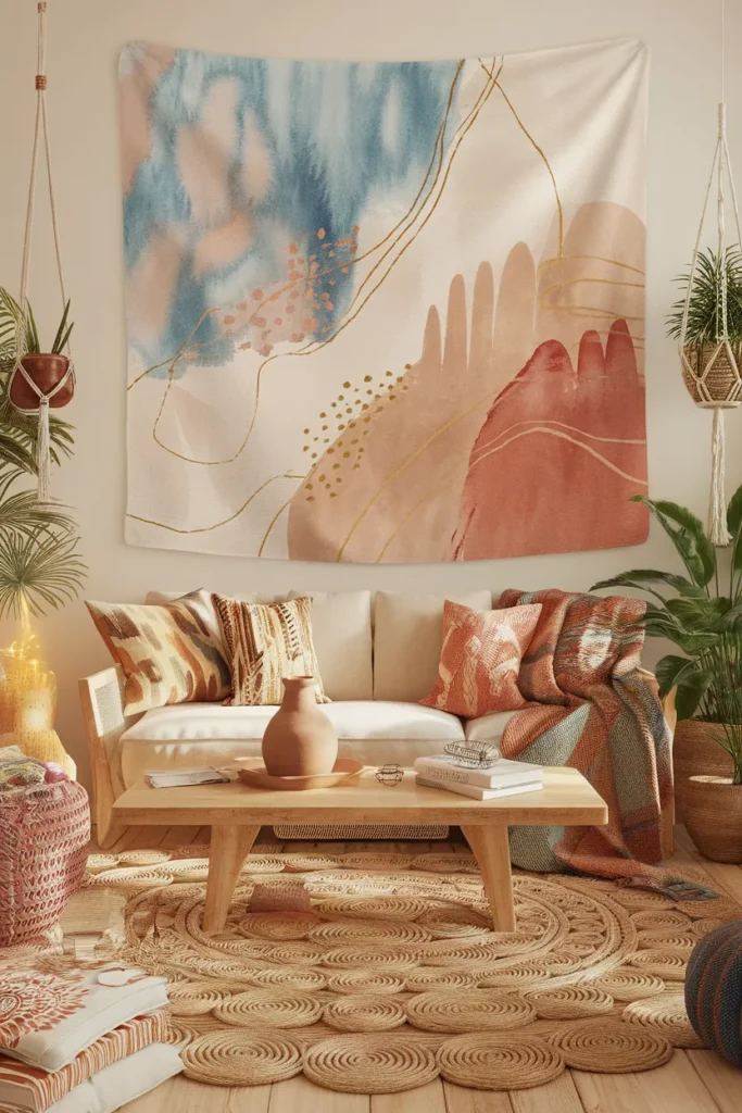 Abstract Wall Tapestry for Artistic Flair