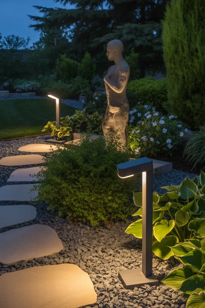 Accent Lighting for Garden Sculptures