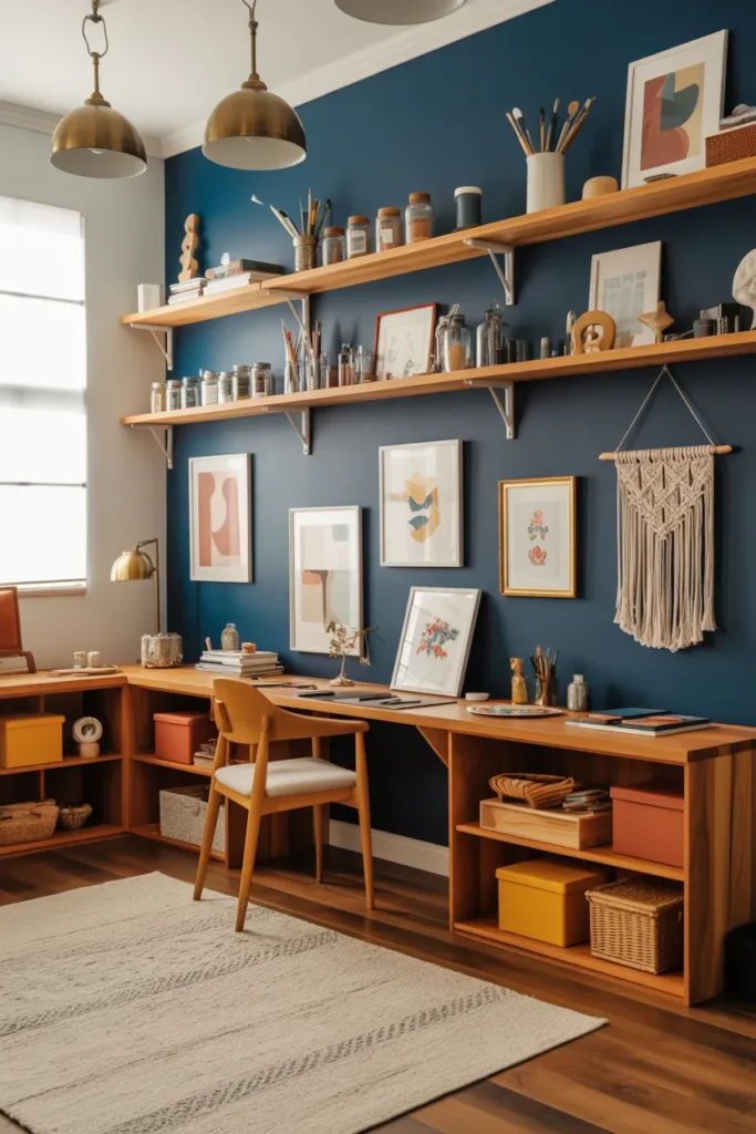 Accent Wall with Artistic Flair