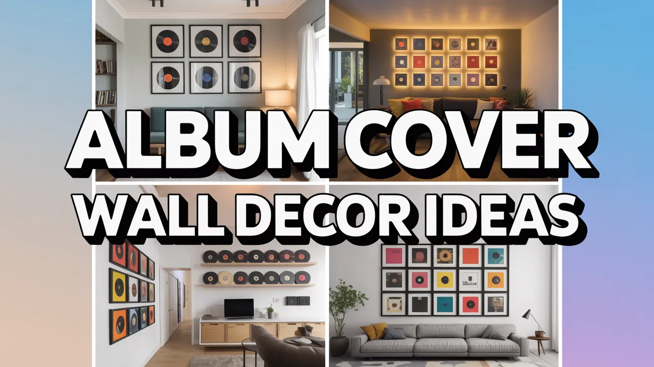 Album Cover Wall Decor Ideas