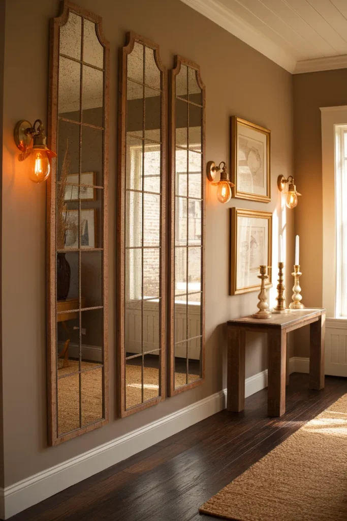 Antique Mirror Panels for Vintage Charm