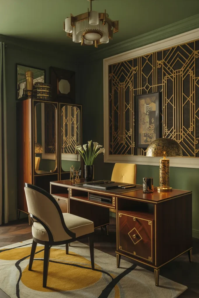 Art Deco Glam Office