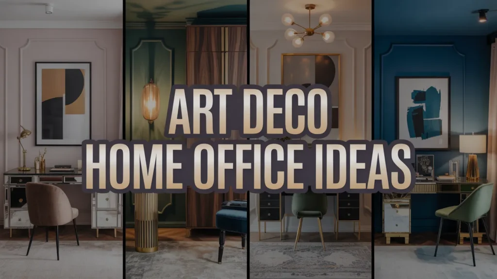 24 Modern Art Deco Home Office Ideas That Will Make You Actually Want to Work 7 Art Deco Home Office Ideas