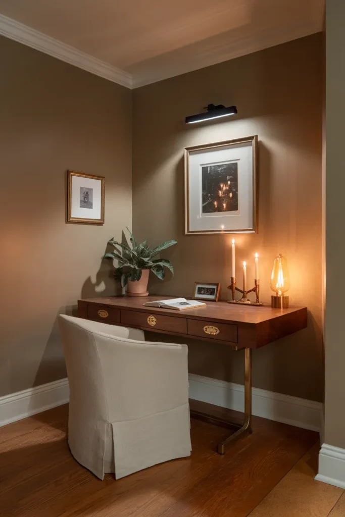 Art-Lit Corners for Evening Work