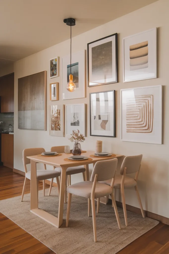 Art Wall Dining Display